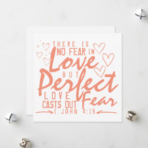 Cartes Pour Fêtes Annuelles Verset biblique pour la Saint-Valentin : 1 Jean 4: