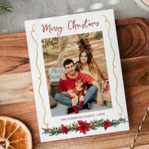 Vert moderne Or Joyeux Noël 1 Photo