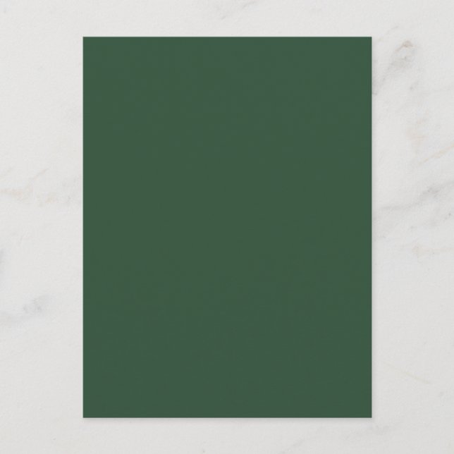 Cartes Pour Fêtes Annuelles Vert Pin (Devant)