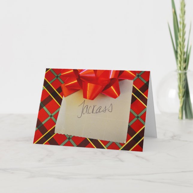 Cartes Pour Fêtes Annuelles Veste (Devant)