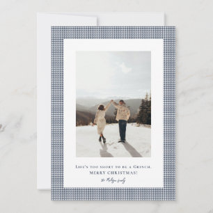Cartes Pour Fêtes Annuelles Veste pied-de-poule photo de cadrage