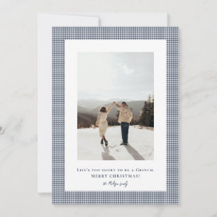 Cartes Pour Fêtes Annuelles Veste pied-de-poule photo de cadrage