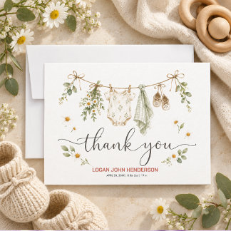 Cartes Pour Fêtes Annuelles Vêtements de Fleur Sauvage Ligne Neutre Anniversai
