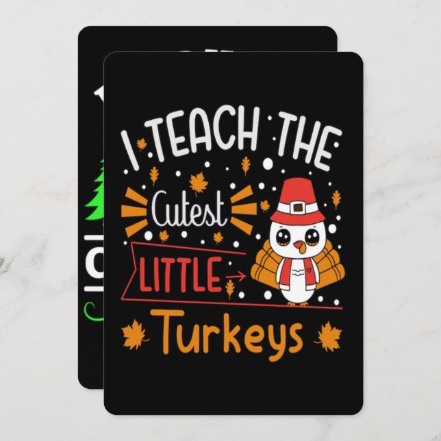 Cartes Pour Fêtes Annuelles Veterans Day, Halloween, and Christmas 2025  Holid (Devant / Derrière)