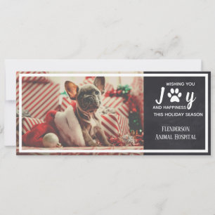 Cartes Pour Fêtes Annuelles Vétérinaire   Pet Groomer Christmas Holiday Card