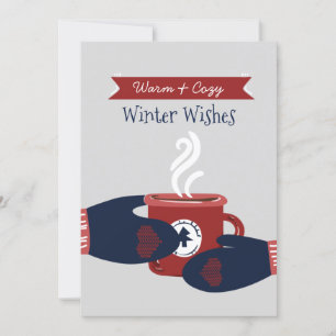Cartes Pour Fêtes Annuelles Veux les plus chauds Hygge Café Noël