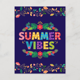 Cartes Pour Fêtes Annuelles Vibes été Floral Design-54504 Sweat - shirt à capu