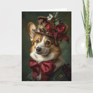 Cartes Pour Fêtes Annuelles Victoran Corgi Noël