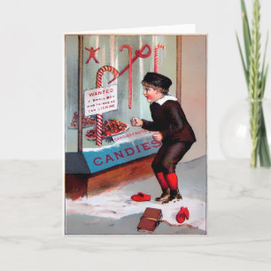 Cartes Pour Fêtes Annuelles Victorian Déplaisant Lick Me