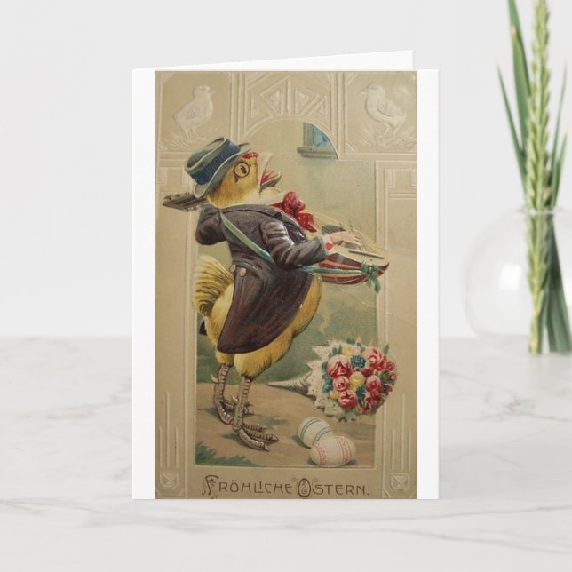 Cartes Pour Fêtes Annuelles Victorian German Easter Card (Devant)