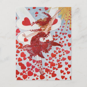 Cartes Pour Fêtes Annuelles Victorian Valentine heart fairy