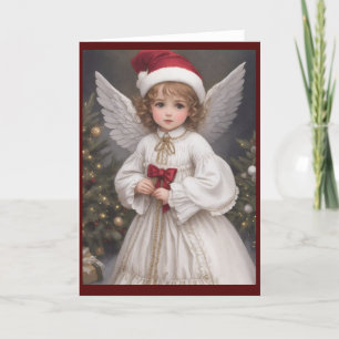 Cartes Pour Fêtes Annuelles Victorian Vintage Retro Christmas Angel