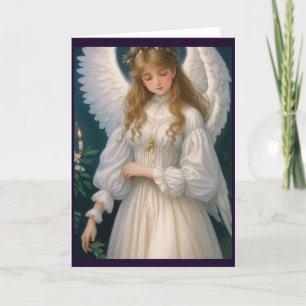 Cartes Pour Fêtes Annuelles Victorian Vintage Retro Christmas Angel