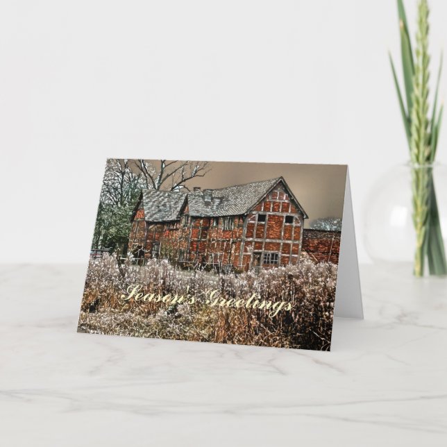 CARTES POUR FÊTES ANNUELLES VIEILLE ANGLETERRE (Devant)