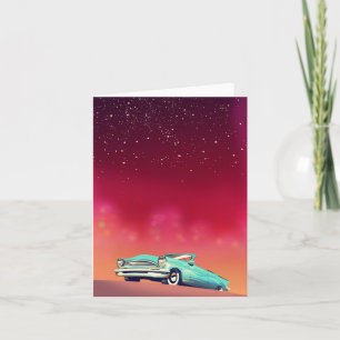 Cartes Pour Fêtes Annuelles Vieille voiture de collection