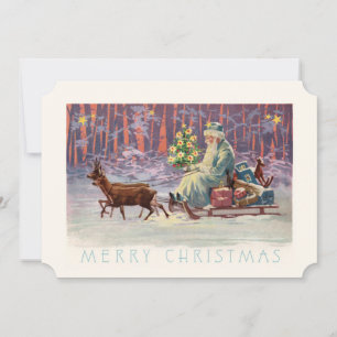 Cartes Pour Fêtes Annuelles Vienne Woods Père Noël