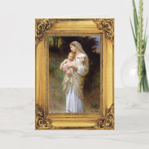 Cartes Pour Fêtes Annuelles Vierge à Noël