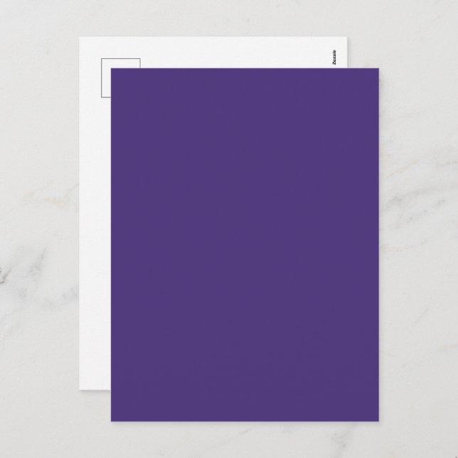 Cartes Pour Fêtes Annuelles Vierge Créez votre propre - Violet (Devant / Derrière)