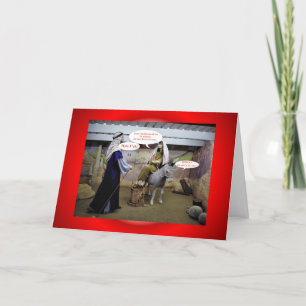 Cartes Pour Fêtes Annuelles VIERGE MARIE ET JOSEPH Noël de Noël DANS la GRANGE