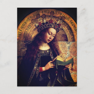 Cartes Pour Fêtes Annuelles Vierge Marie - Gand Altarpiece de Jan van Eyck
