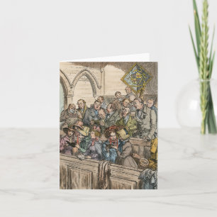 CARTES POUR FÊTES ANNUELLES VIEUX CHOEUR DE NOËL