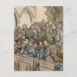 CARTES POUR FÊTES ANNUELLES VIEUX CHOEUR DE NOËL