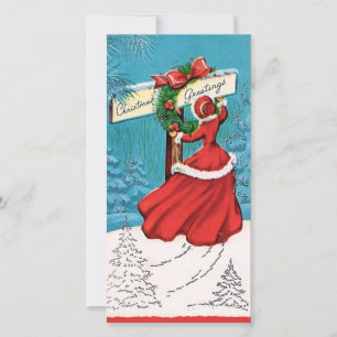 Cartes Pour Fêtes Annuelles Vieux Noël