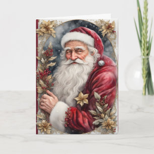 Cartes Pour Fêtes Annuelles Vieux Noël de Saint-Nicolas