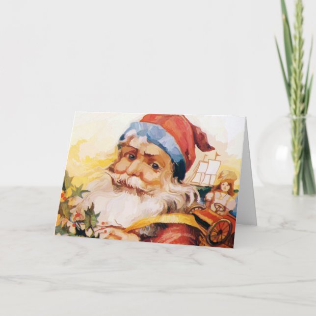CARTES POUR FÊTES ANNUELLES VIEUX SAINT NICK (Devant)