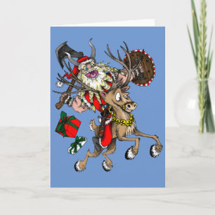 Cartes Pour Fêtes Annuelles Viking Santa