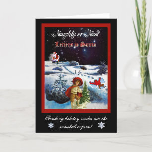 Cartes Pour Fêtes Annuelles Vilain ou Nice