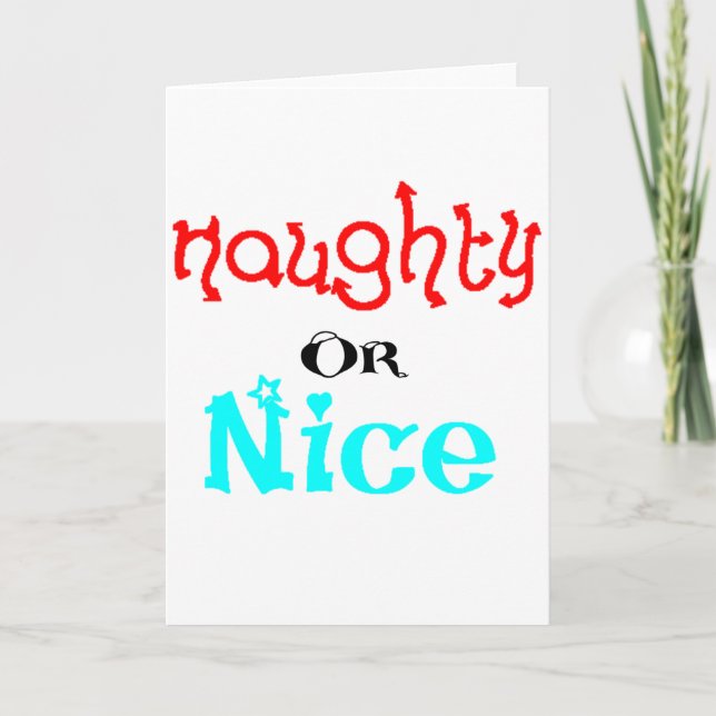 Cartes Pour Fêtes Annuelles Vilain ou Nice (Devant)