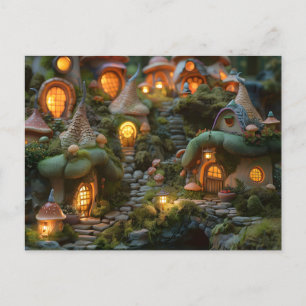 Cartes Pour Fêtes Annuelles Village de Gnome