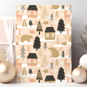 Cartes Pour Fêtes Annuelles Village de l'ours de Noël