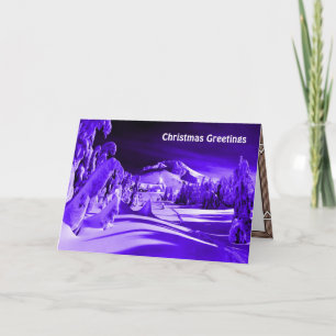 Cartes Pour Fêtes Annuelles Village de Noël de Noël