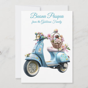 Cartes Pour Fêtes Annuelles Village italien festif Pâques Buona Pasqua