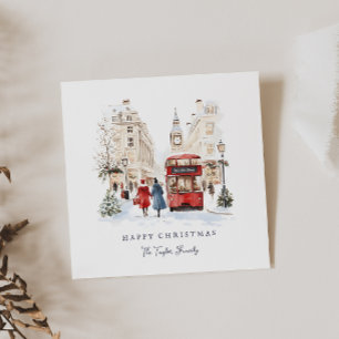 Cartes Pour Fêtes Annuelles Ville de Noël à Londres