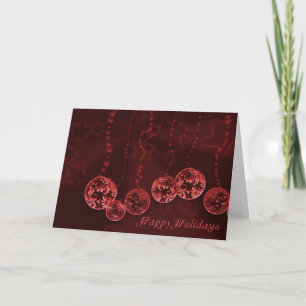 Cartes Pour Fêtes Annuelles Vin de Bourgogne Noël Ornements et étoiles