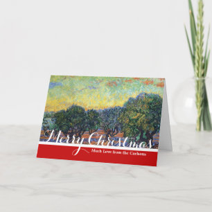 Cartes Pour Fêtes Annuelles Vincent Van Gogh Olive Grove Impressionnisme Art