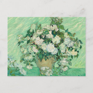 Cartes Pour Fêtes Annuelles Vincent van Gogh Roses Impressionniste