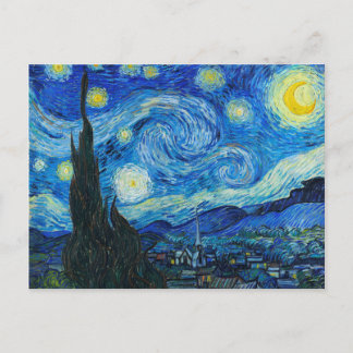 Cartes Pour Fêtes Annuelles Vincent Van Gogh - Starry Night