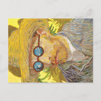 Cartes Pour Fêtes Annuelles Vincent Van Gogh With Sunglasses