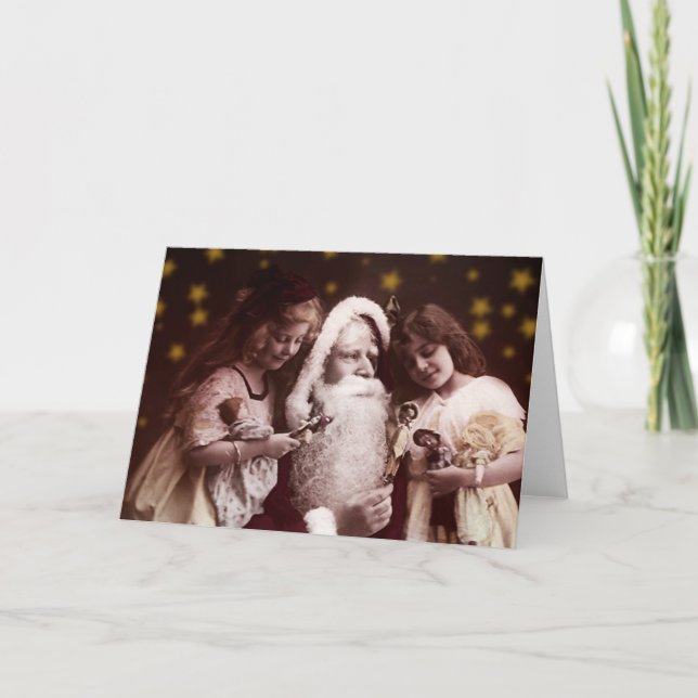 Cartes Pour Fêtes Annuelles Vintage (Devant)