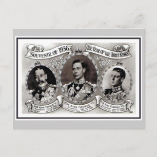 Cartes Pour Fêtes Annuelles Vintage 1936 The year of the Three Kings