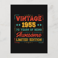 Vintage 1955 Fait en 1955 70e anniversaire 70 ans