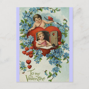 Cartes Pour Fêtes Annuelles Vintage à ma Saint-Valentin
