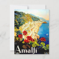 Vintage Amalfi Italie Europe Travel