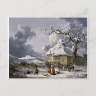 Cartes Pour Fêtes Annuelles Vintage anglais Noël d'hiver