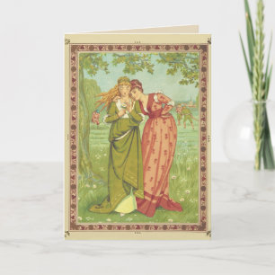 Cartes Pour Fêtes Annuelles Vintage Best Friend Valentine's Day Card