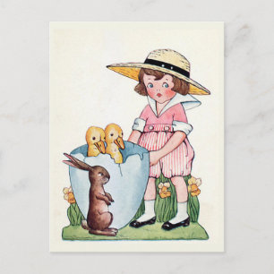 Cartes Pour Fêtes Annuelles vintage "Bonne Pâques"